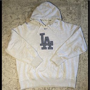 NIKE Hoodie L. A. Dodgers  Gray Sz XL